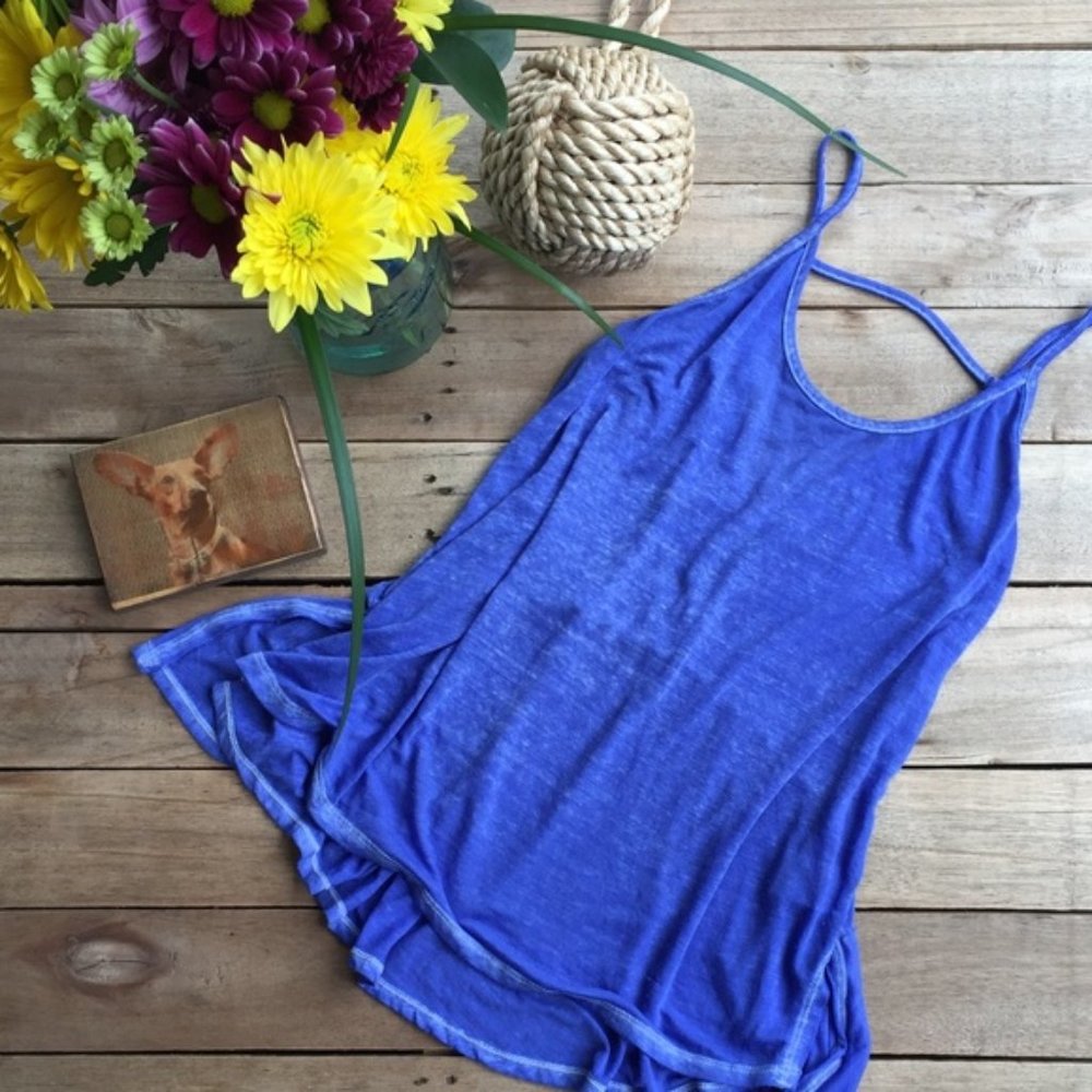 Free People Sunshine Tank in Periwinkle